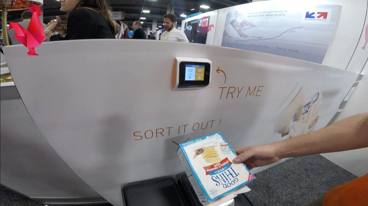 CES 2017 : Eugène, le boîtier de tri des déchets de la start-up lilloise Uzer