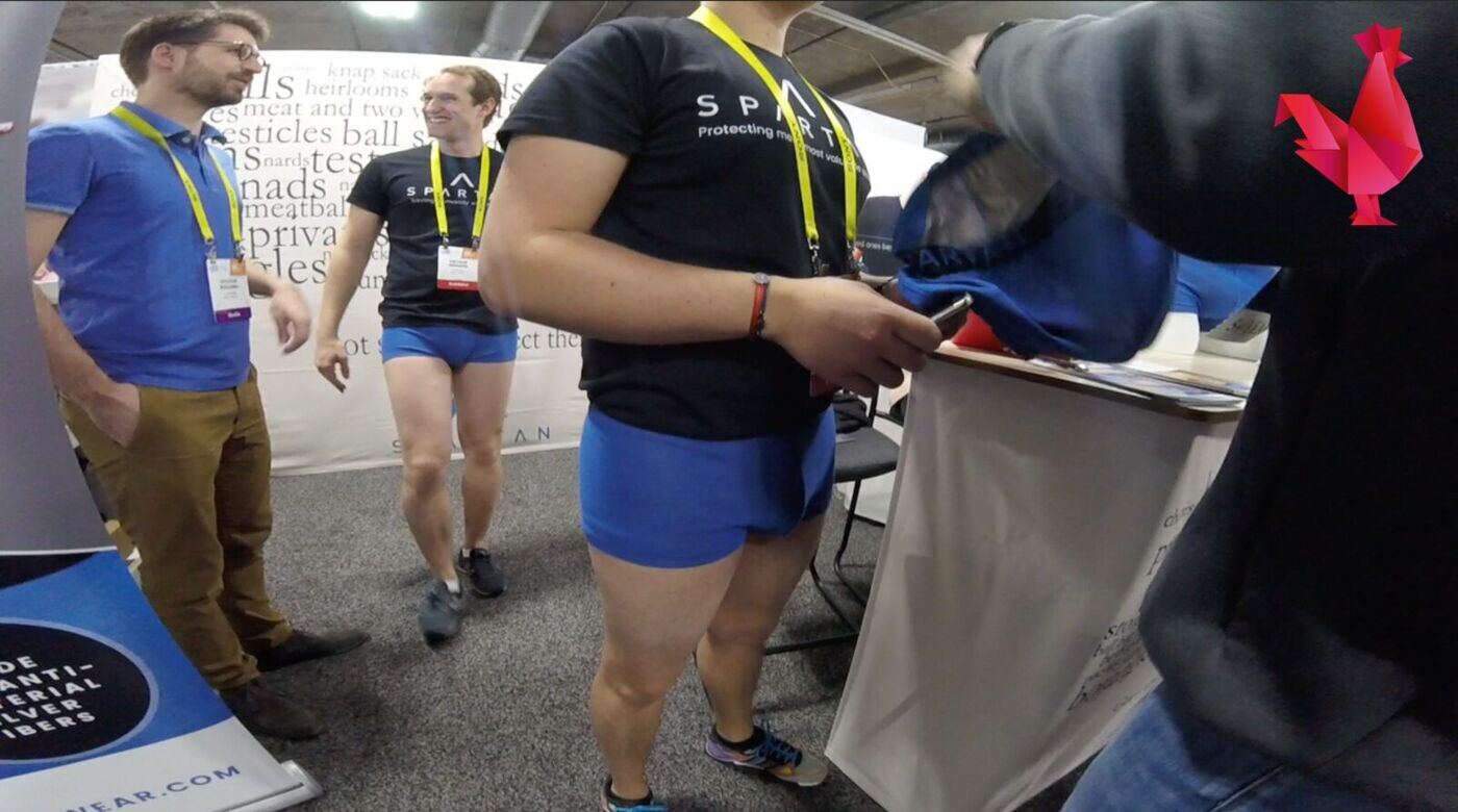 CES 2017 : Spartan présente son boxer anti-ondes dans les allées