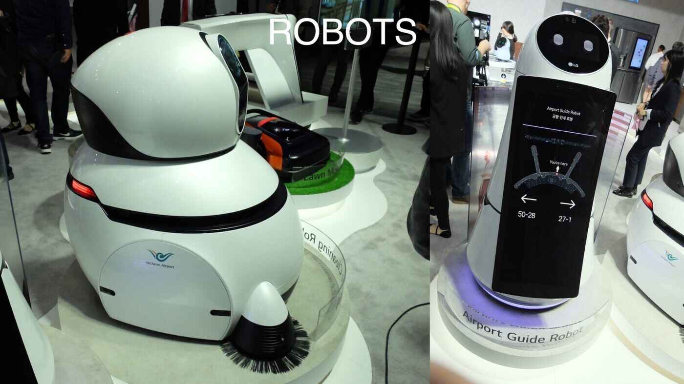 CES 2017 : les robots de LG, dont un guide pour aéroport