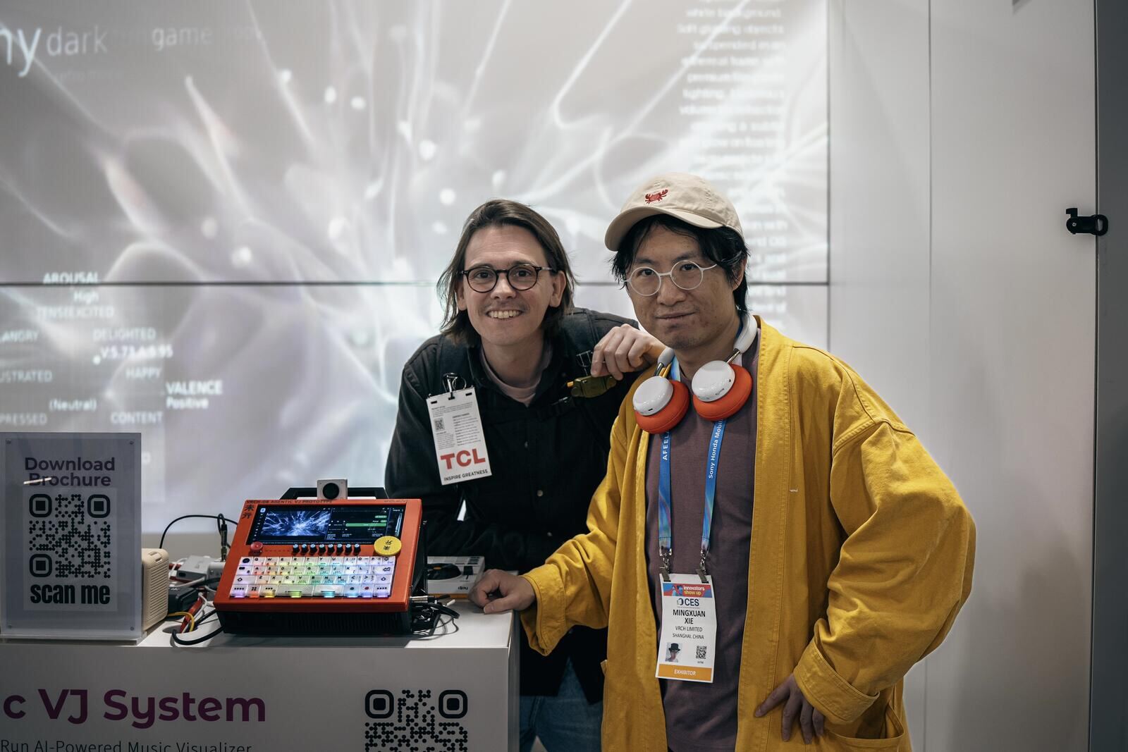 CES 2026 : démonstration d'un système VJ