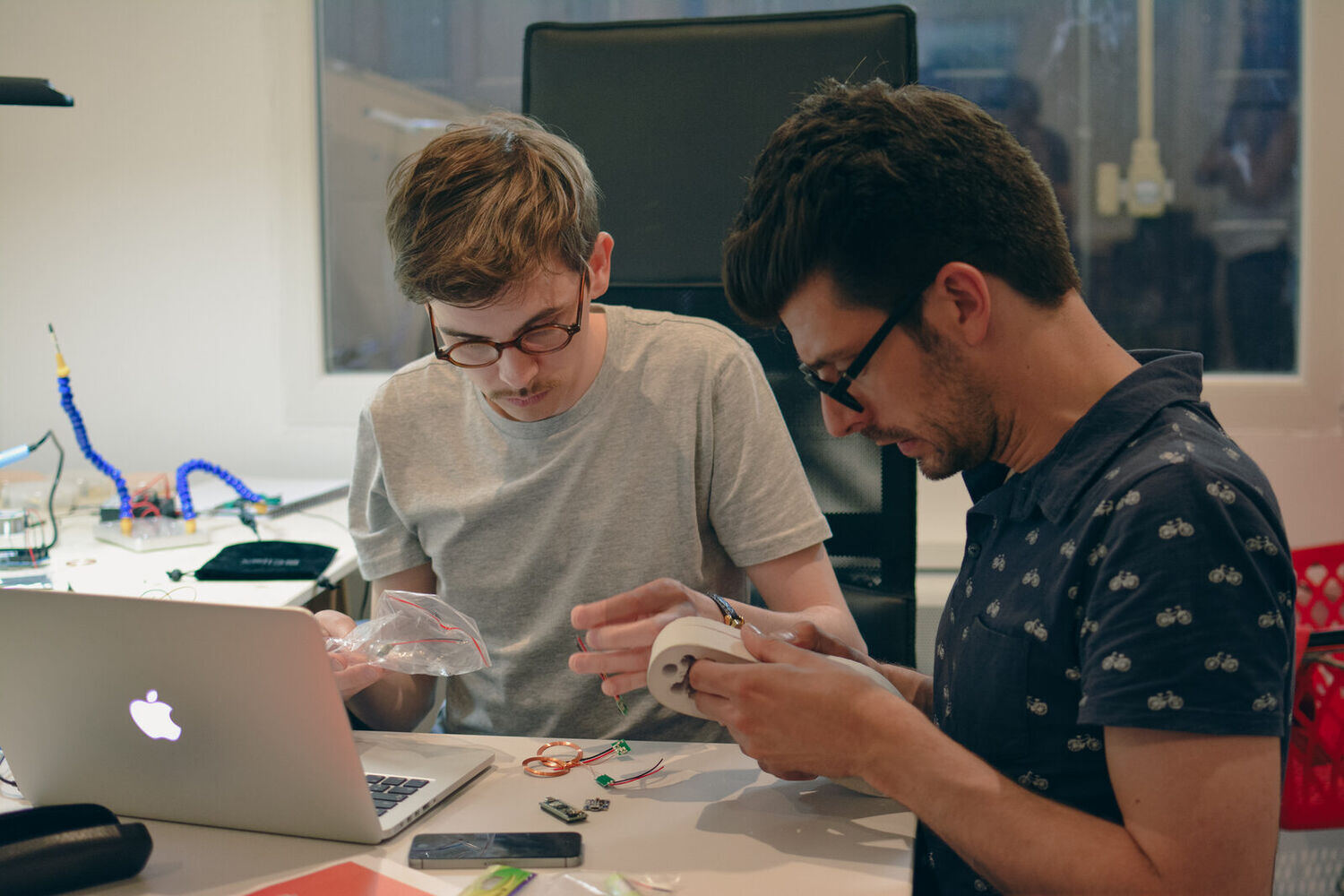 À l'atelier de Phoceis, mise au point d'un prototype