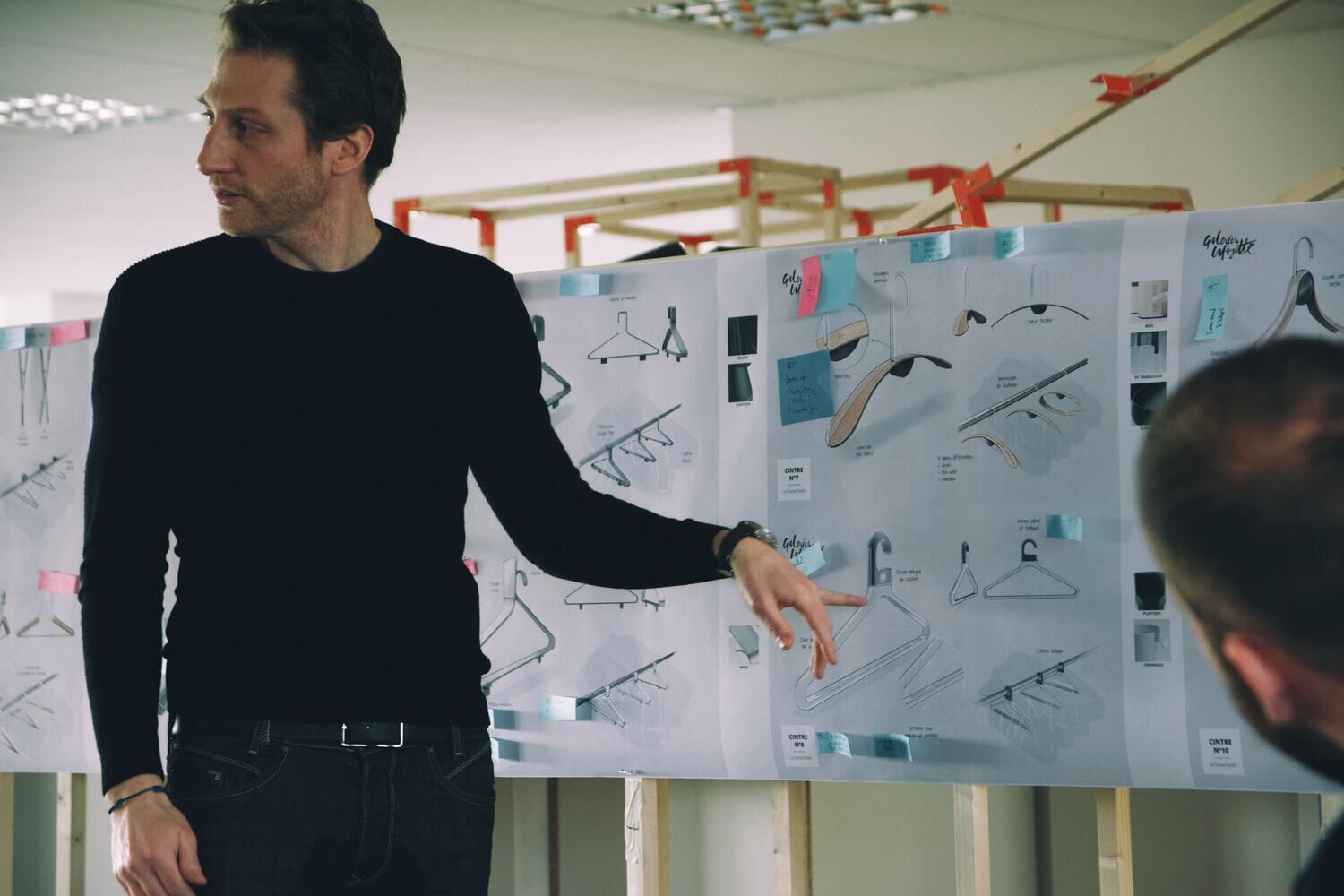 Revue de conception avec l'équipe design